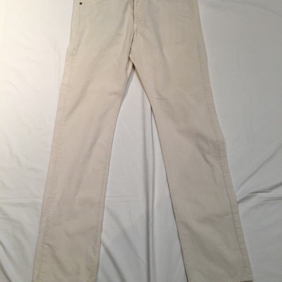 PAUL SMITH JEANS mens sz32 white corduroy jeans - Picture 7 of 12
